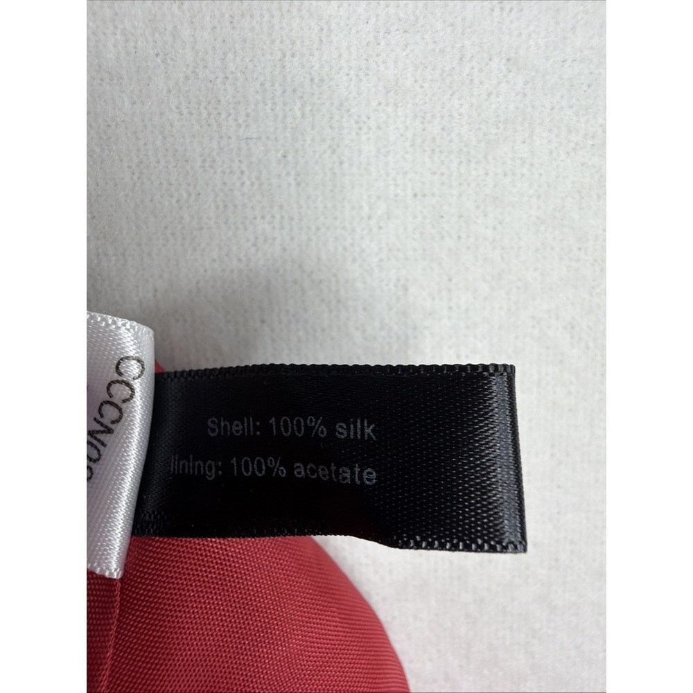 The Limited 100% Silk Ombre Dress Women's Size 4 Pink Ivory Spaghetti Strap - Picture 5 of 9